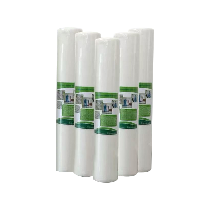 Vellón protector no tejido blanco de 120 a 180 g/m2 para suelos temporales